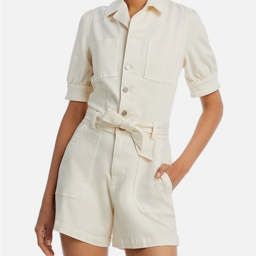Paige white romper NWT Mayslie